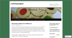 Desktop Screenshot of cookinspanglish.com